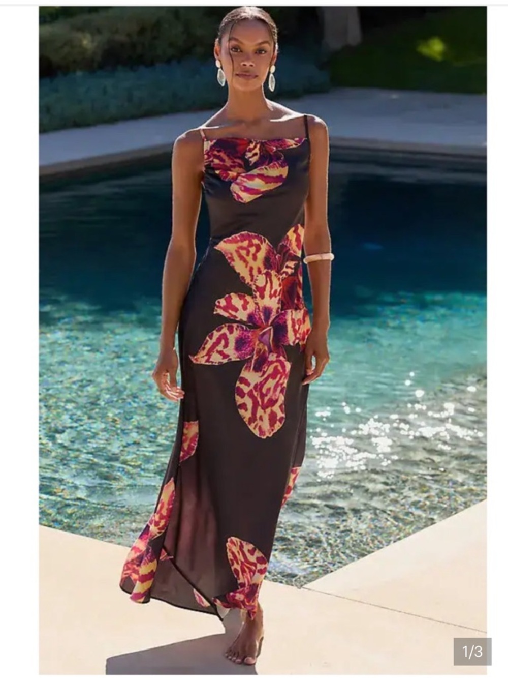 NWT Anthropology CELANDINE
Orchid Blossom Strappy Dress